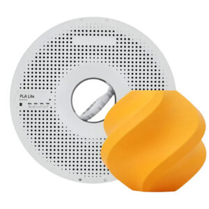 FILAMENTO PLA LITE LARANJA 1,75MM 1KG BAMBU LAB (COM CARRETEL)