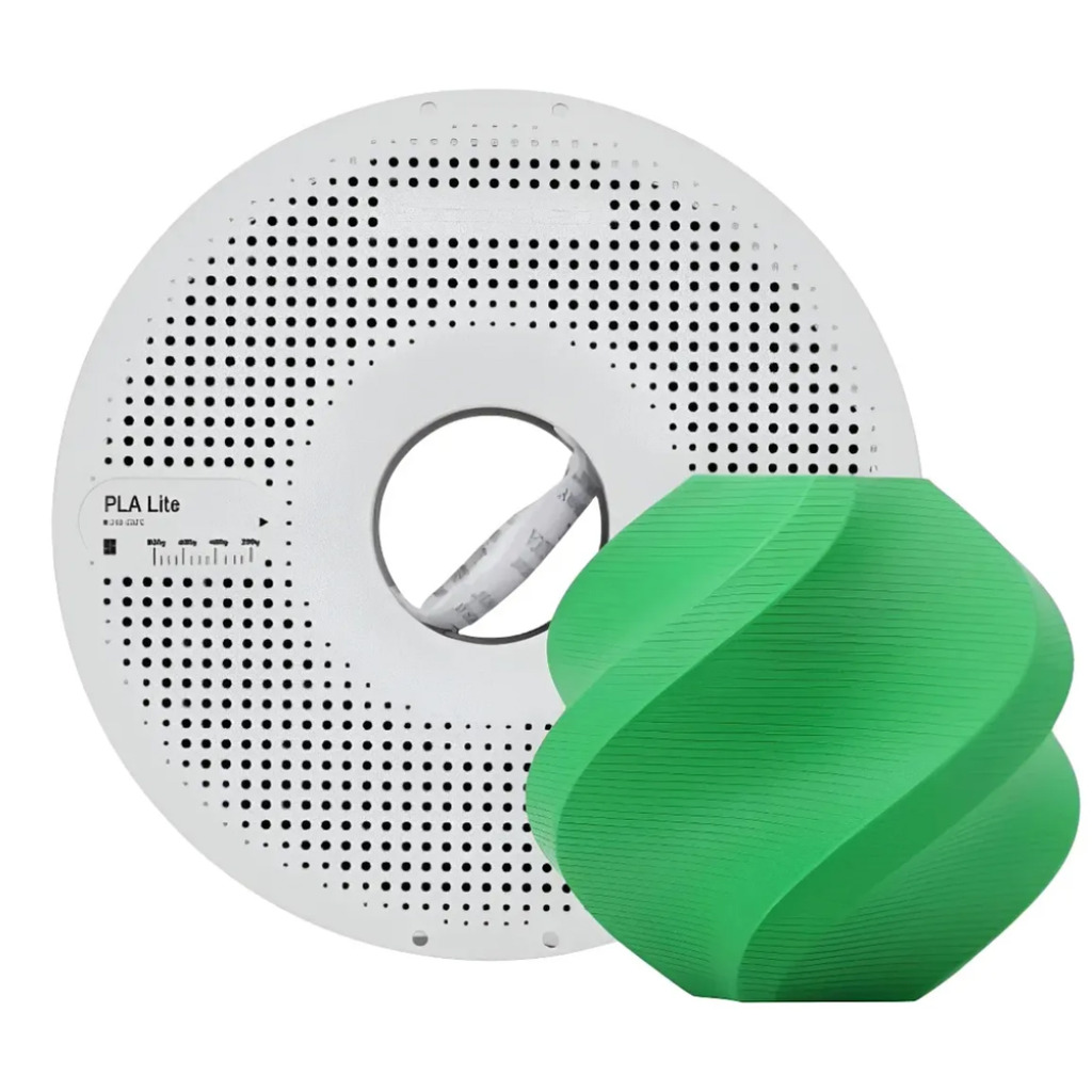 FILAMENTO PLA LITE VERDE 1,75MM 1KG BAMBULAB (COM CARRETEL)