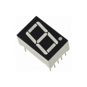 DISPLAY 7 SEGMENTOS 1 DIGITO AZUL ANODO COMUM 13 X 10MM WCN1-1039B7-A21