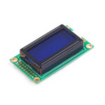 DISPLAY LCD 8X2 FUNDO AZUL COM ESCRITA BRANCA