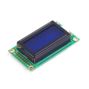 DISPLAY LCD 8X2 FUNDO AZUL COM ESCRITA BRANCA