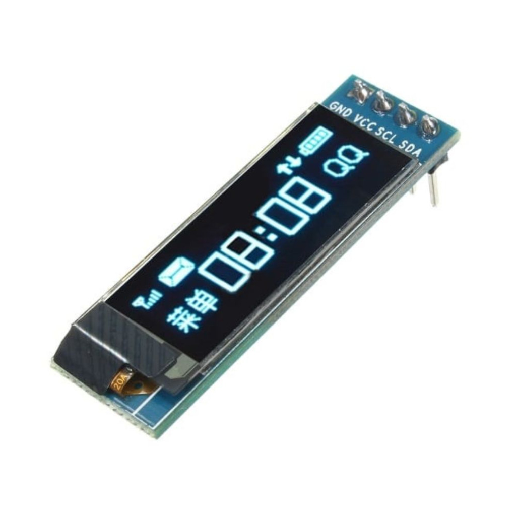 DISPLAY OLED 0.91" I2C 128X32 - ESCRITA AZUL
