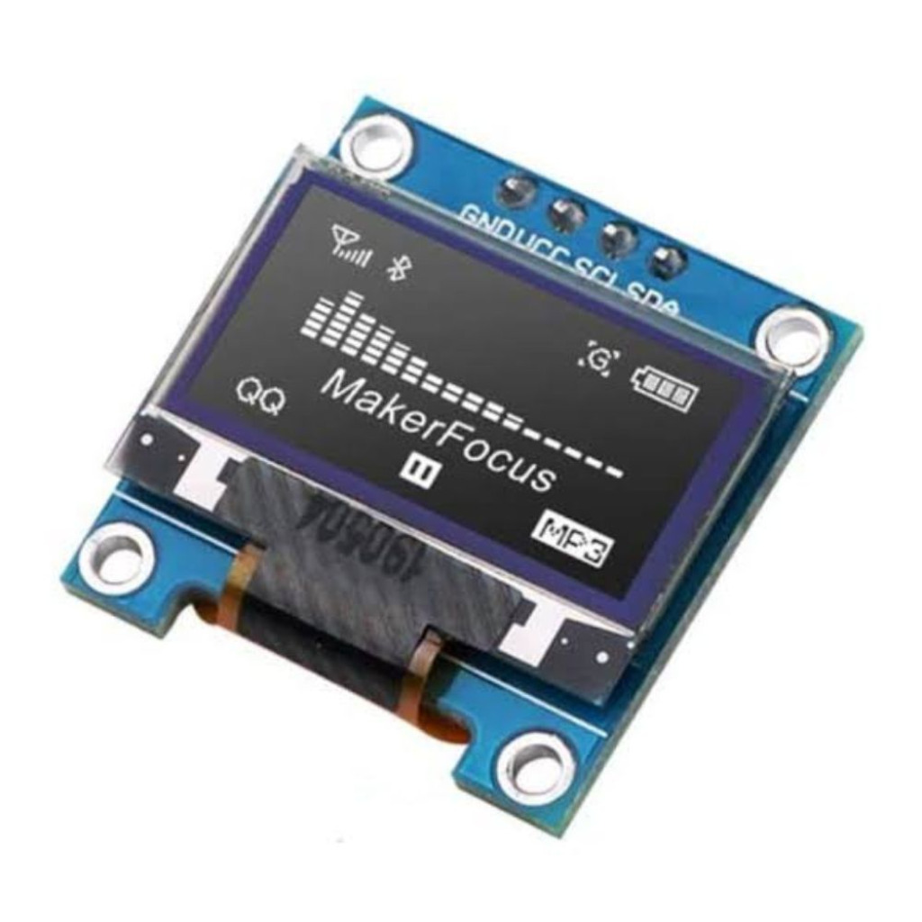 DISPLAY OLED 0.96" 128X64 COR BRANCA I2C SERIAL