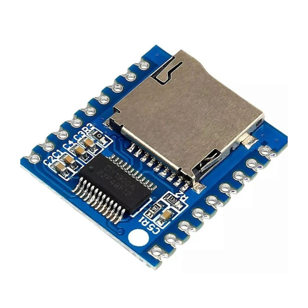 MODULO SERIAL CONTROLE DE VOZ XY-V17B MCU SD/TF Card MP3