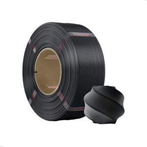 FILAMENTO PLA LITE PRETO 1,75MM 1KG BAMBULAB - REFIL (SEM CARRETEL)