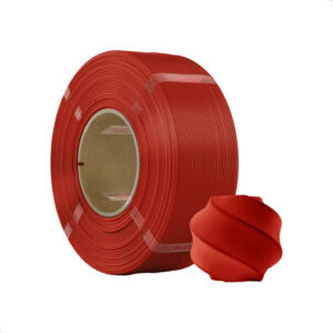 FILAMENTO PLA LITE VERMELHO 1,75MM 1KG BAMBULAB - REFIL (SEM CARRETEL)
