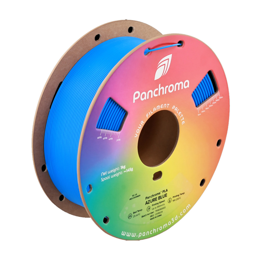 FILAMENTO PLA PANCHROMA AZURE BLUE 1,75MM 1KG POLYMAKER