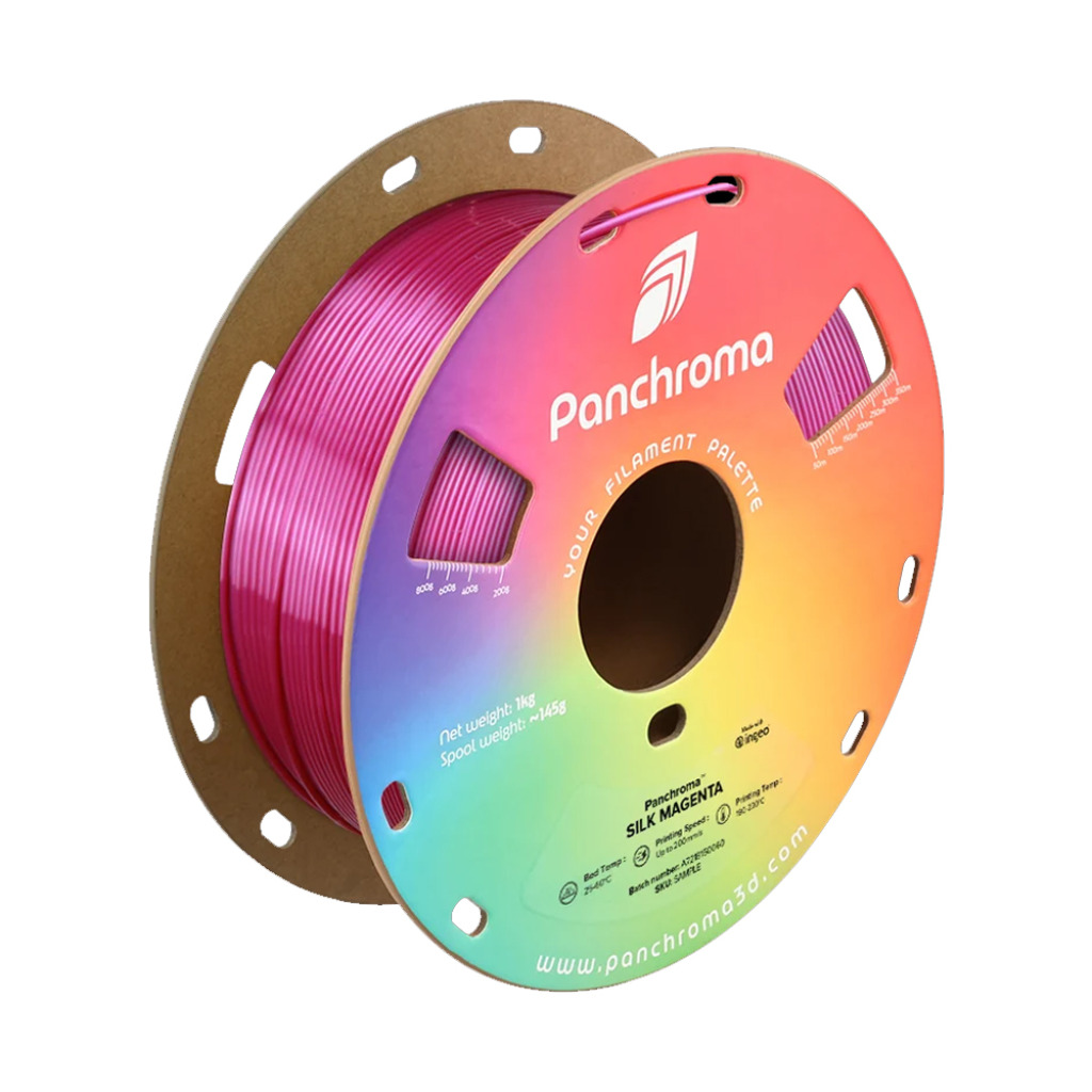 FILAMENTO PLA PANCHROMA SILK MAGENTA 1,75MM 1KG POLYMAKER