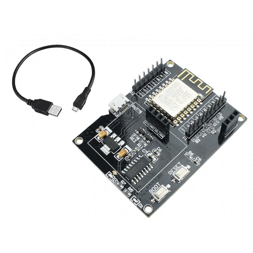 PLACA DE DESENVOLVIMENTO IOT ESP8266 12F WIFI SLOTS P/ DISPLAY OLED E DHT11