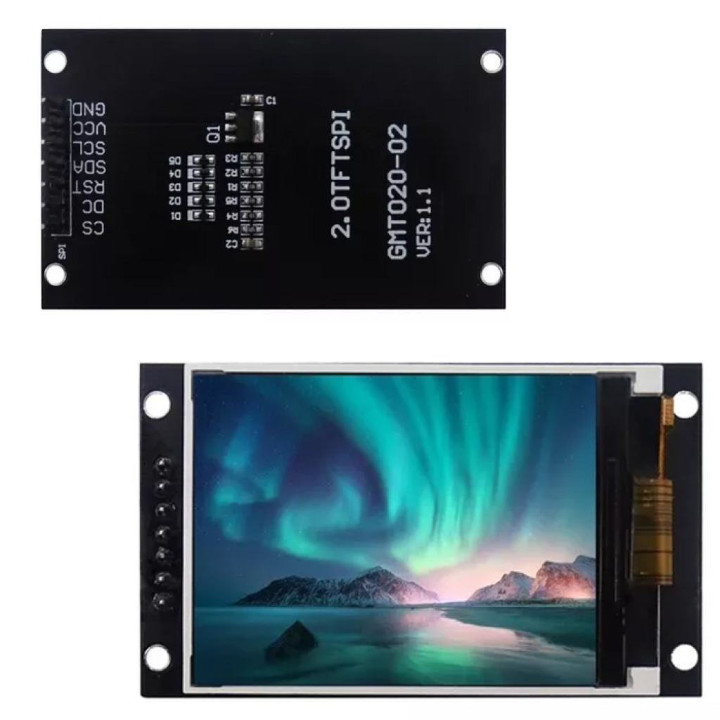 DISPLAY TFT LCD 2.0" 240X320 RGB ST7789V - Imagem 3