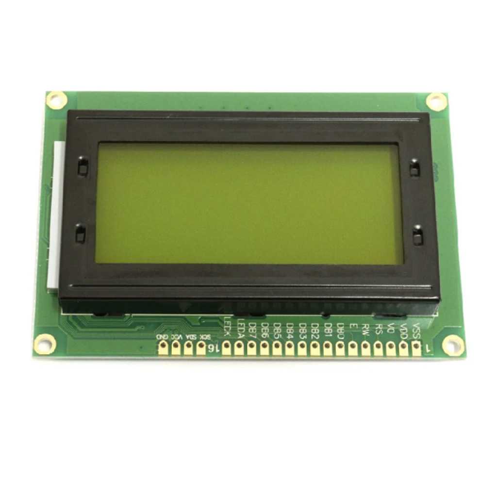 DISPLAY LCD 16X4 FUNDO VERDE COM ESCRITA PRETA - Imagem 3